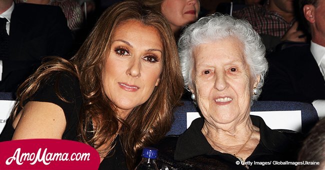 Celine Dion shows a photo of a heartwarming mother-daughter duet for her mom's 91st birthday