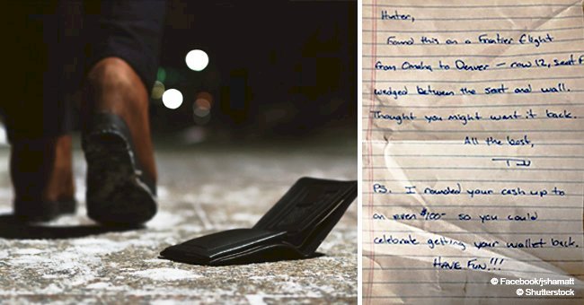 Kind-hearted stranger returns lost wallet with a special note & more cash than before