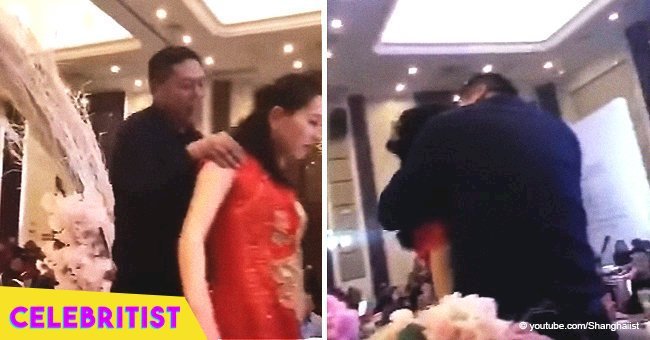 Father-in-law grabs bride near the altar and destroys her wedding