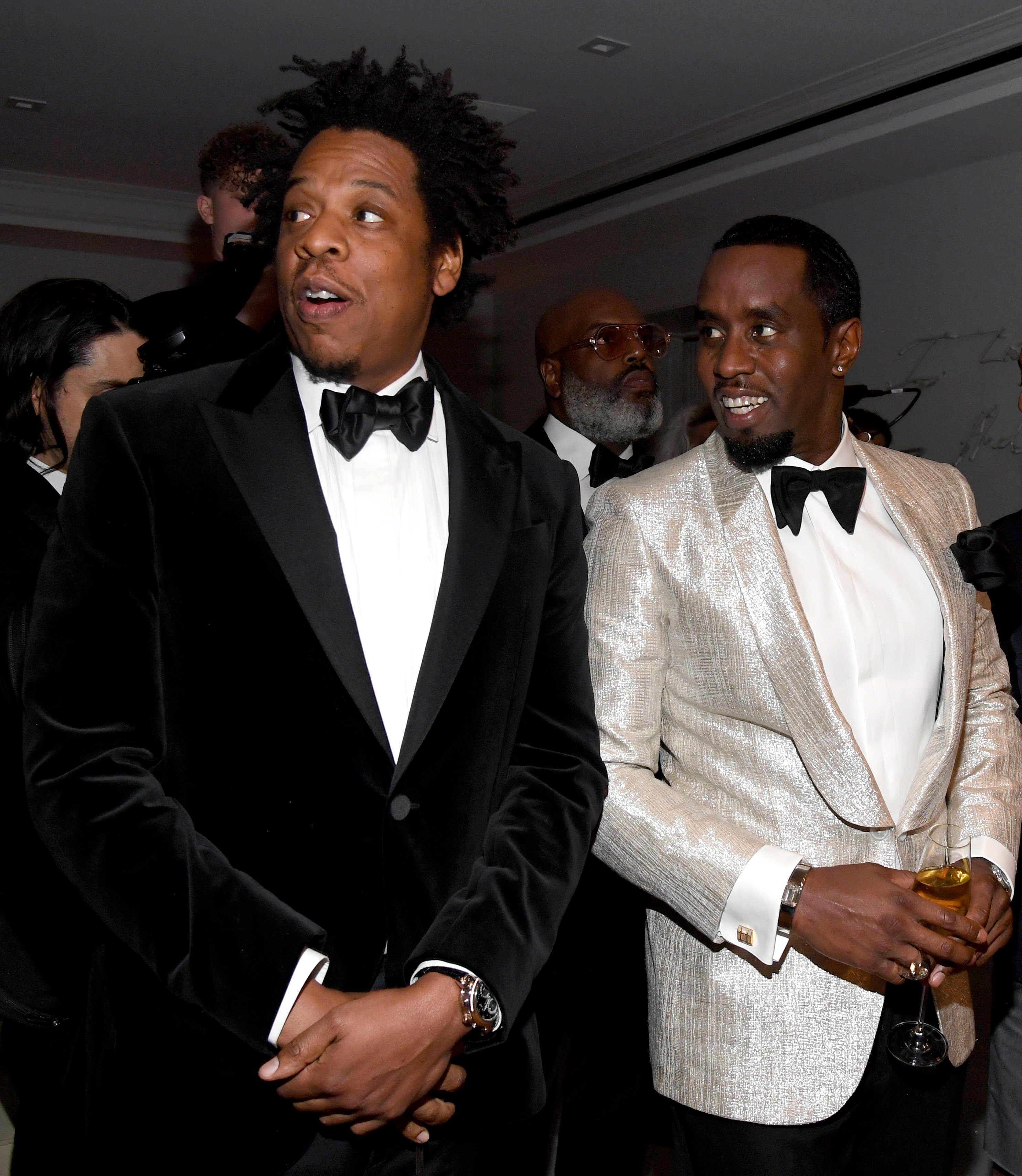 Jay-Z and Sean "Diddy" Combs during the latter's 50th birthday party on December 14, 2019, in Los Angeles, California. | Source: Getty Images