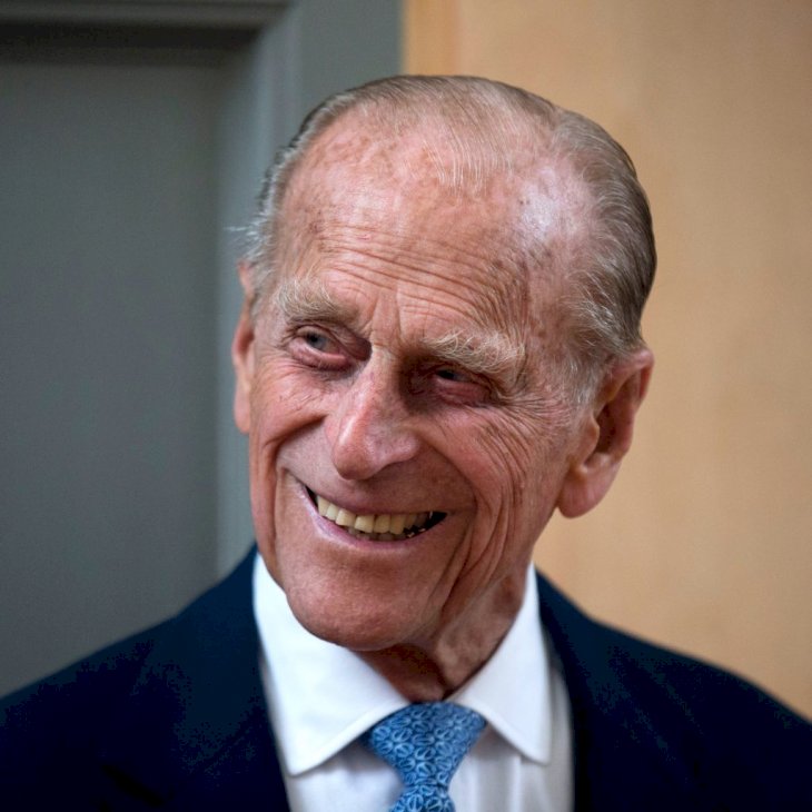 LONDON, ENGLAND - JUNE 8: Prince Philip, Duke of Edinburgh, smiles after unveiling a plaque at the end of his visit to Richmond Adult Community College in Richmond on June 8, 2015 in London, England. Prince Philip, officially opened and was shown round the new art, drama and dance facilities at the further education college which offers up to 2,000 courses. (Photo by Matt Dunham - WPA Pool / Getty Images)