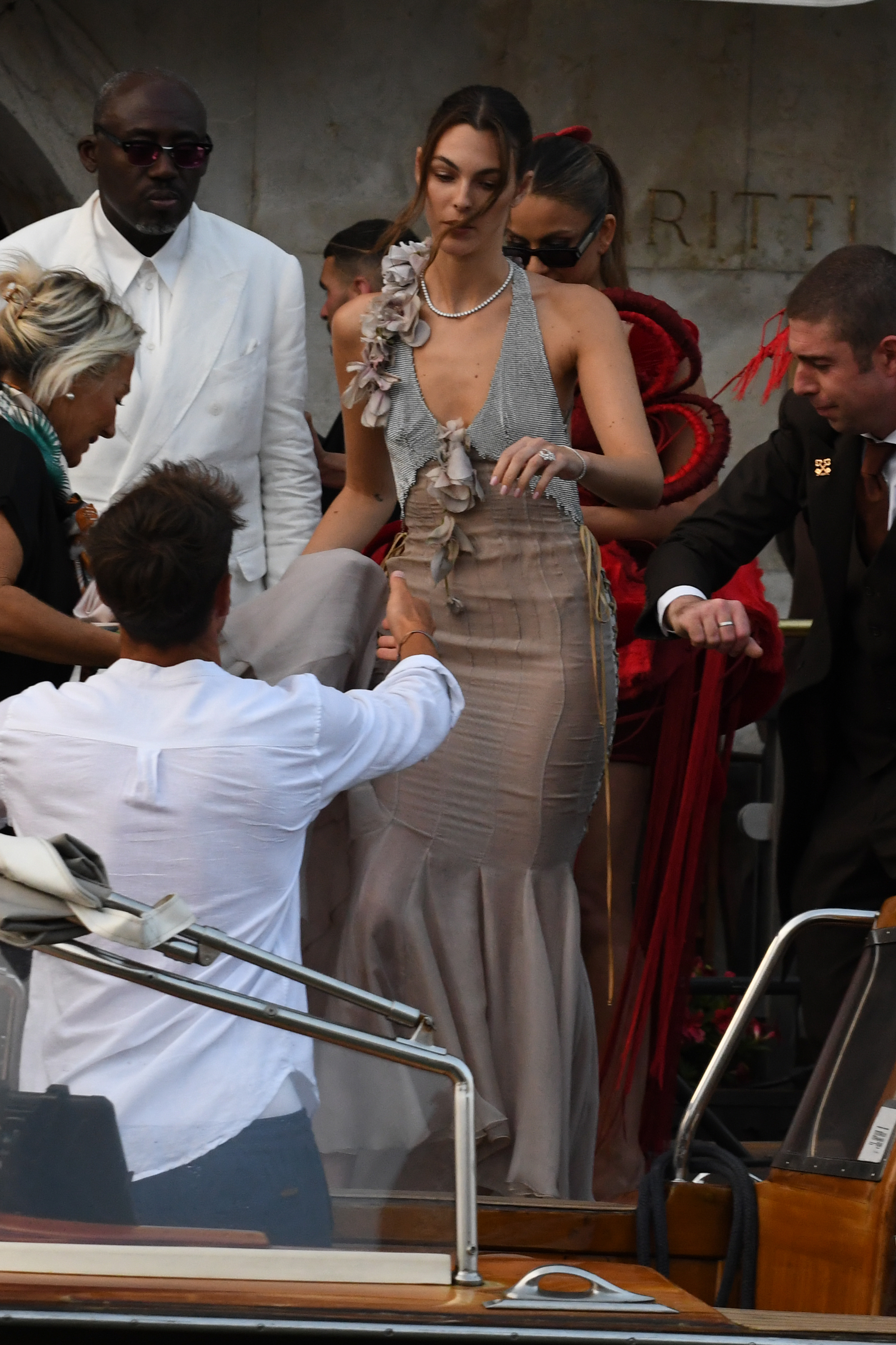 Vittoria Ceretti ahead of Jeff Bezos and Lauren Sánchez's Wedding on June 26, 2025, in Venice, Italy. | Source: Getty Images