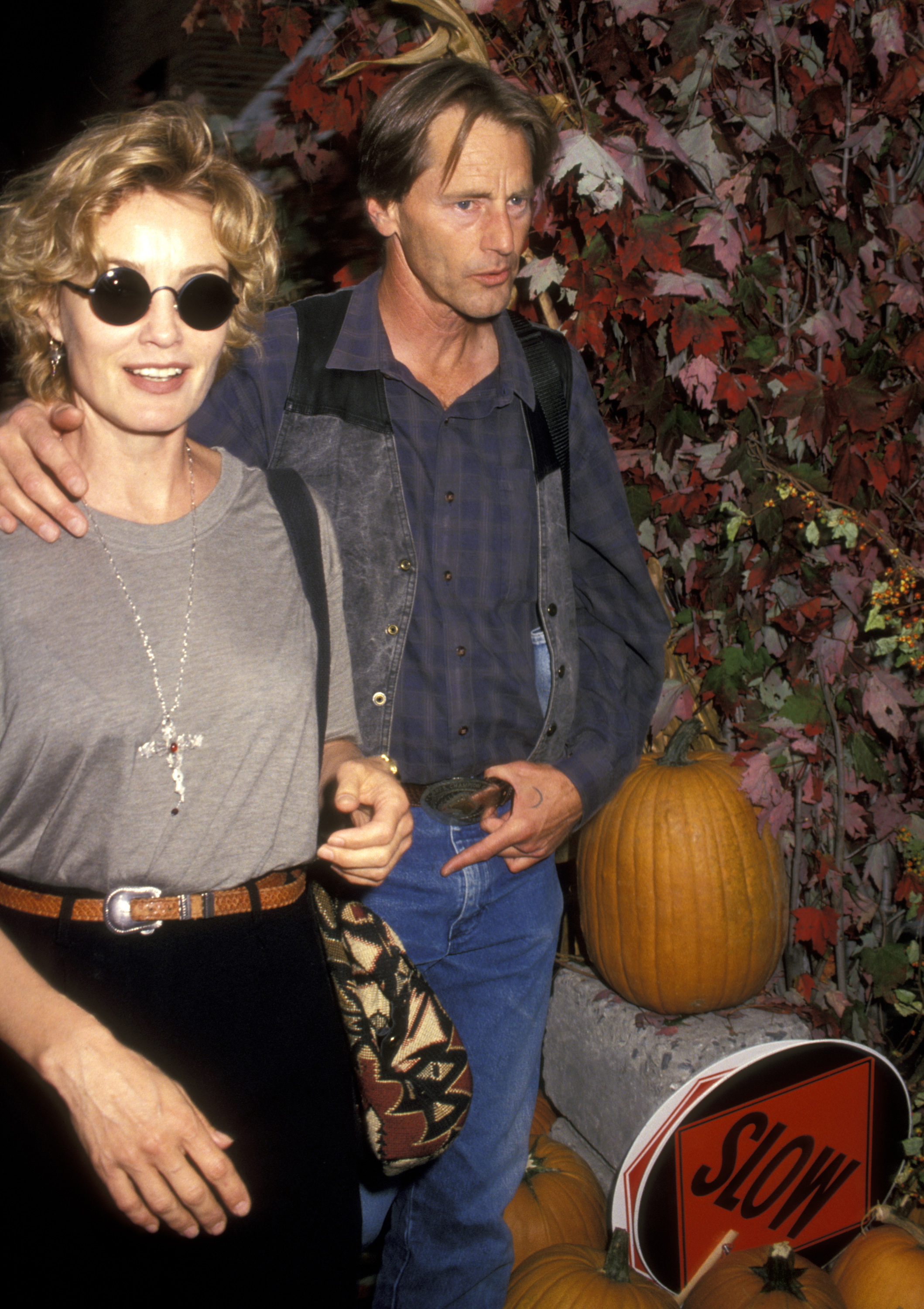 Jessica Lange and Sam Shepard during 2nd Annual Kids Carnival for Pediatric AIDS Foundation at Industria Superstudio in New York City, New York, United States on September 25, 1994. | Source: Getty Images
