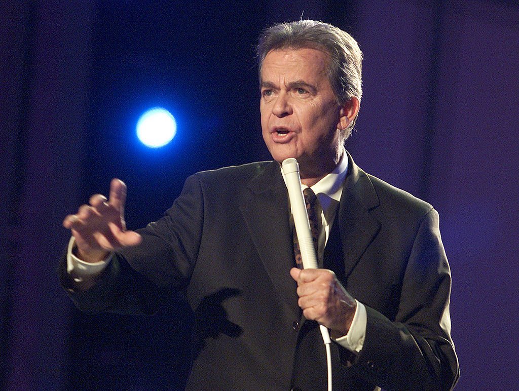 Dick Clark at the taping of "American Bandstand's 50th...A Celebration" April 21, 2002 | Photo: GettyImages