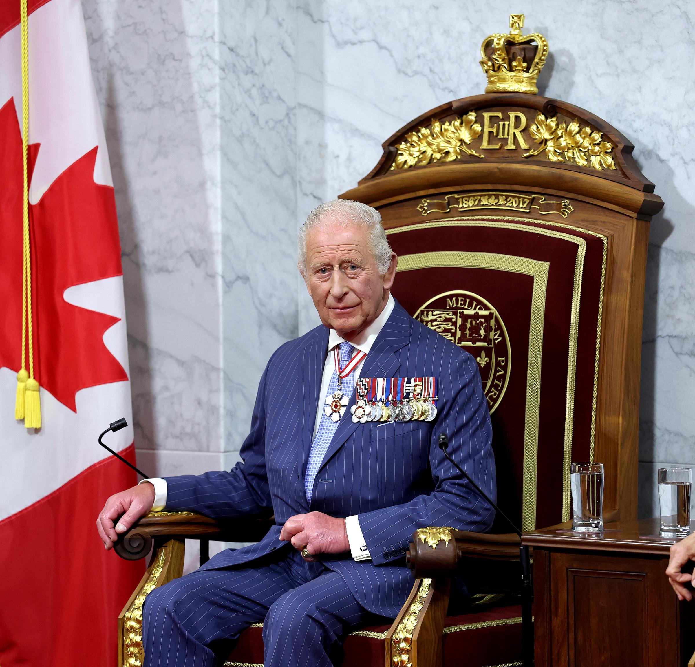 King Charles III during an official visit to Canada on May 27, 2025, in Ottawa, Ontario. | Source: Getty Images