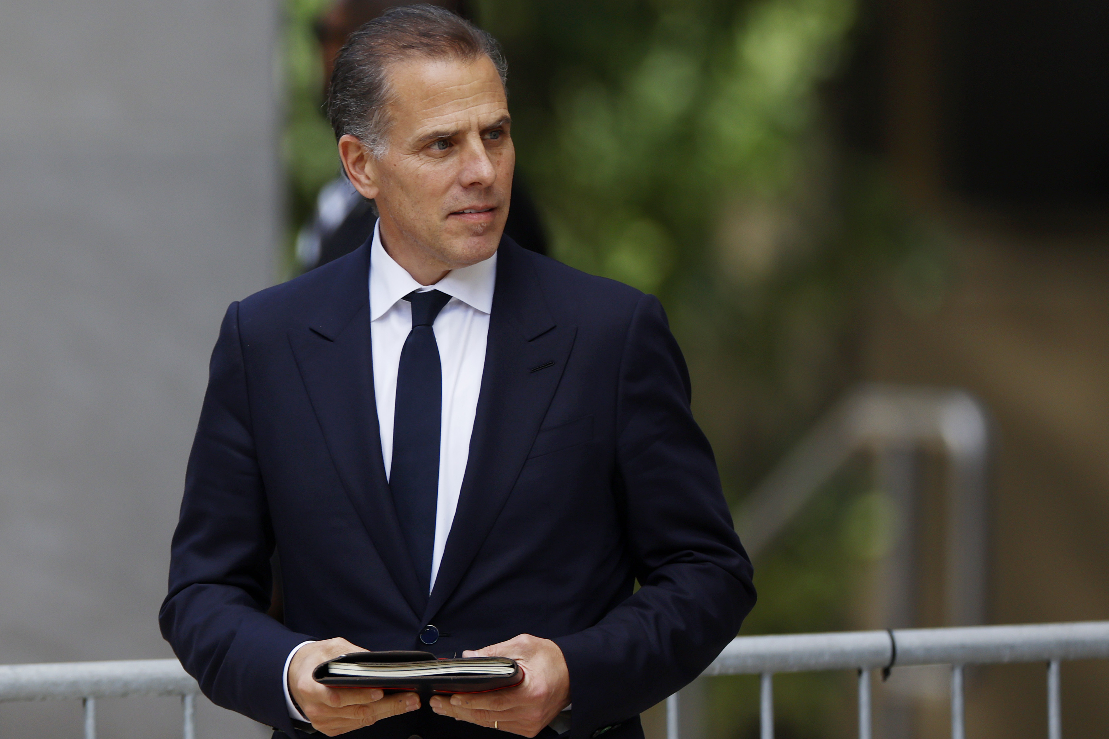 Hunter Biden departs from the J. Caleb Boggs Federal Building in Wilmington, Delaware, on June 10, 2024 | Source: Getty Images