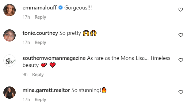 Comments left under Audrey McGraw's Instagram post in 2023 | Source: instagram.com/audreymcgraw/
