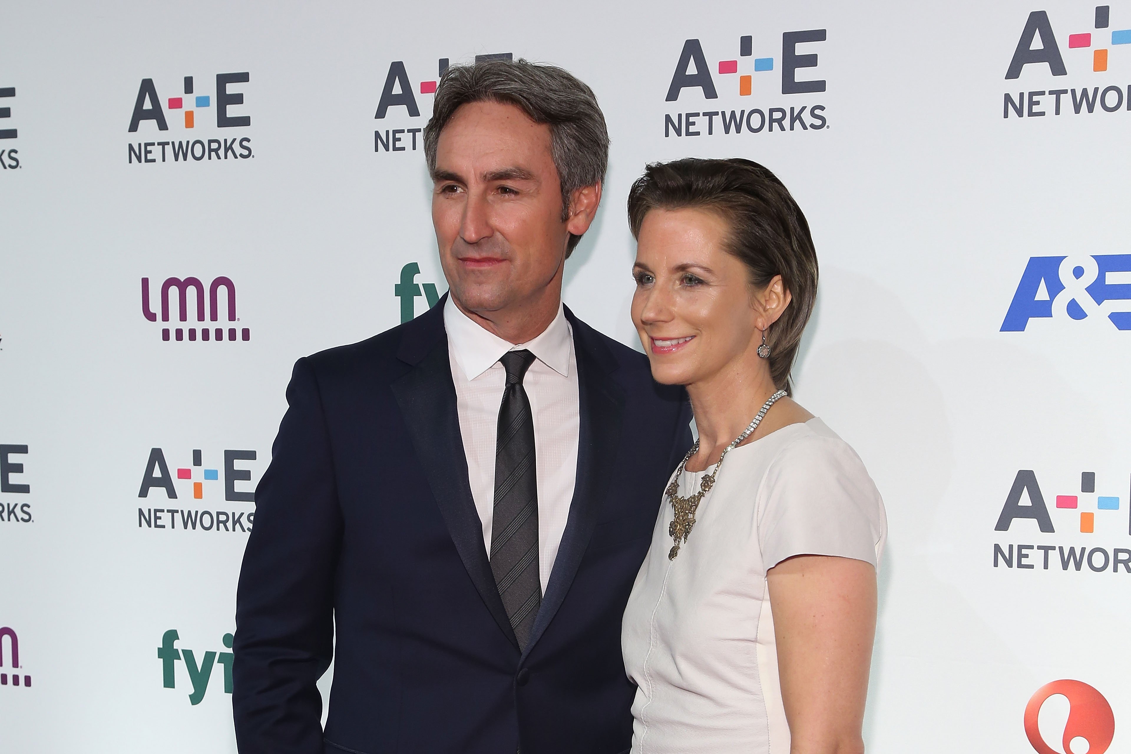 Mike Wolfe and Jodi Faeth at Park Avenue Armory on April 30, 2015, in New York City. I Source: Getty Images
