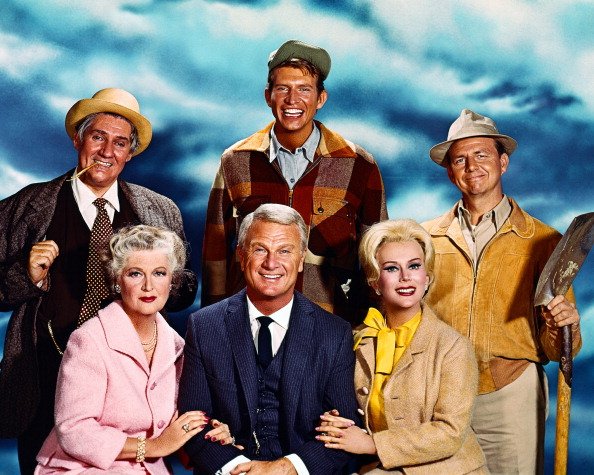 The cast of the American TV comedy series "Green Acres," circa 1968. | Photo: Getty Images