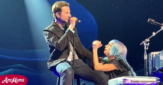 Lady Gaga and Bradley Cooper bewitch fans with first live performance of hit song "Shallow"