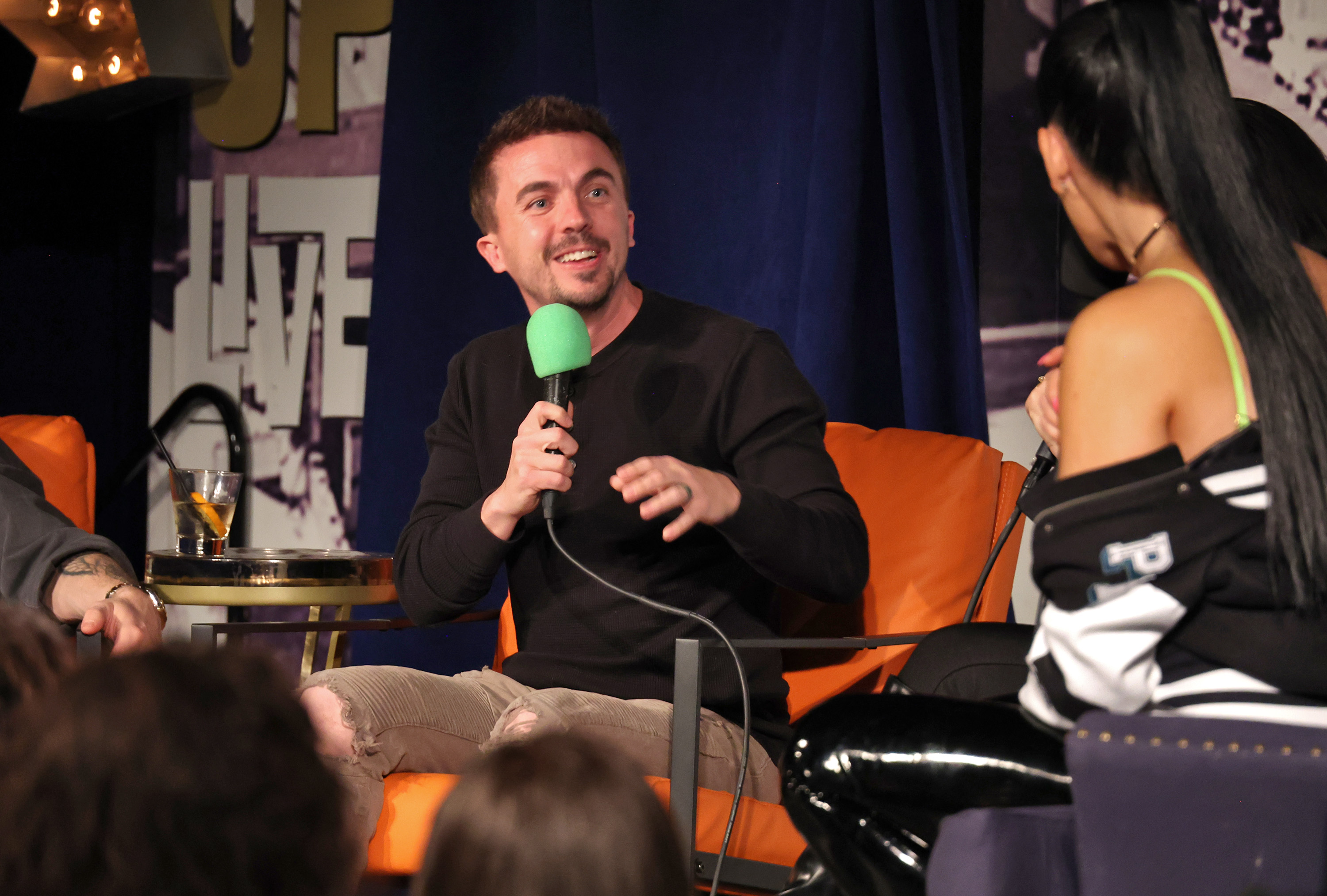 Frankie Muniz during Brie and Nikki Bella's live edition of "The Bellas Podcast" on February 8, 2023 in Phoenix, Arizona | Source: Getty Images