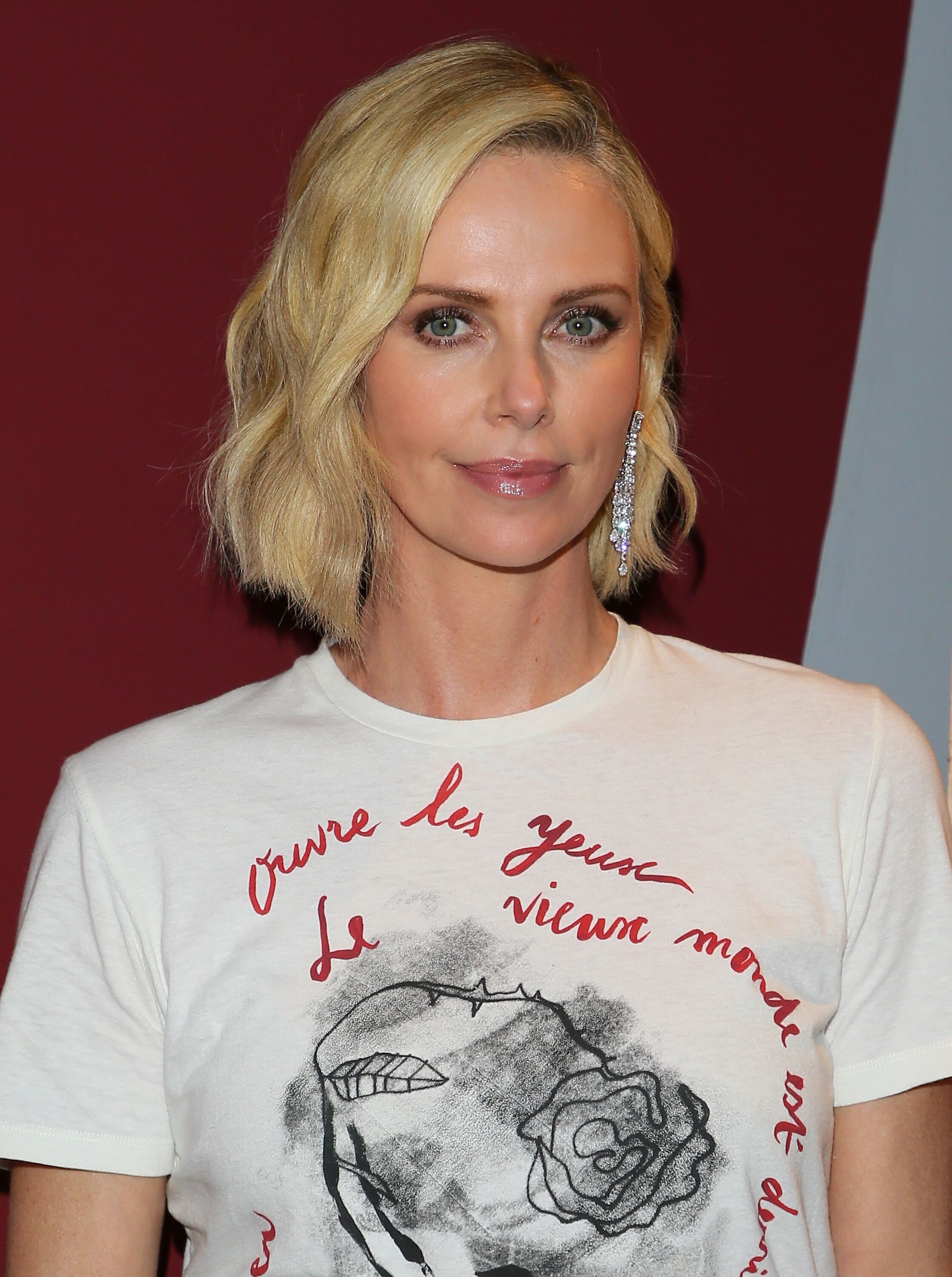 Charlize Theron poses during the double feature of "Tully" and "Monster." | Source: Getty Images