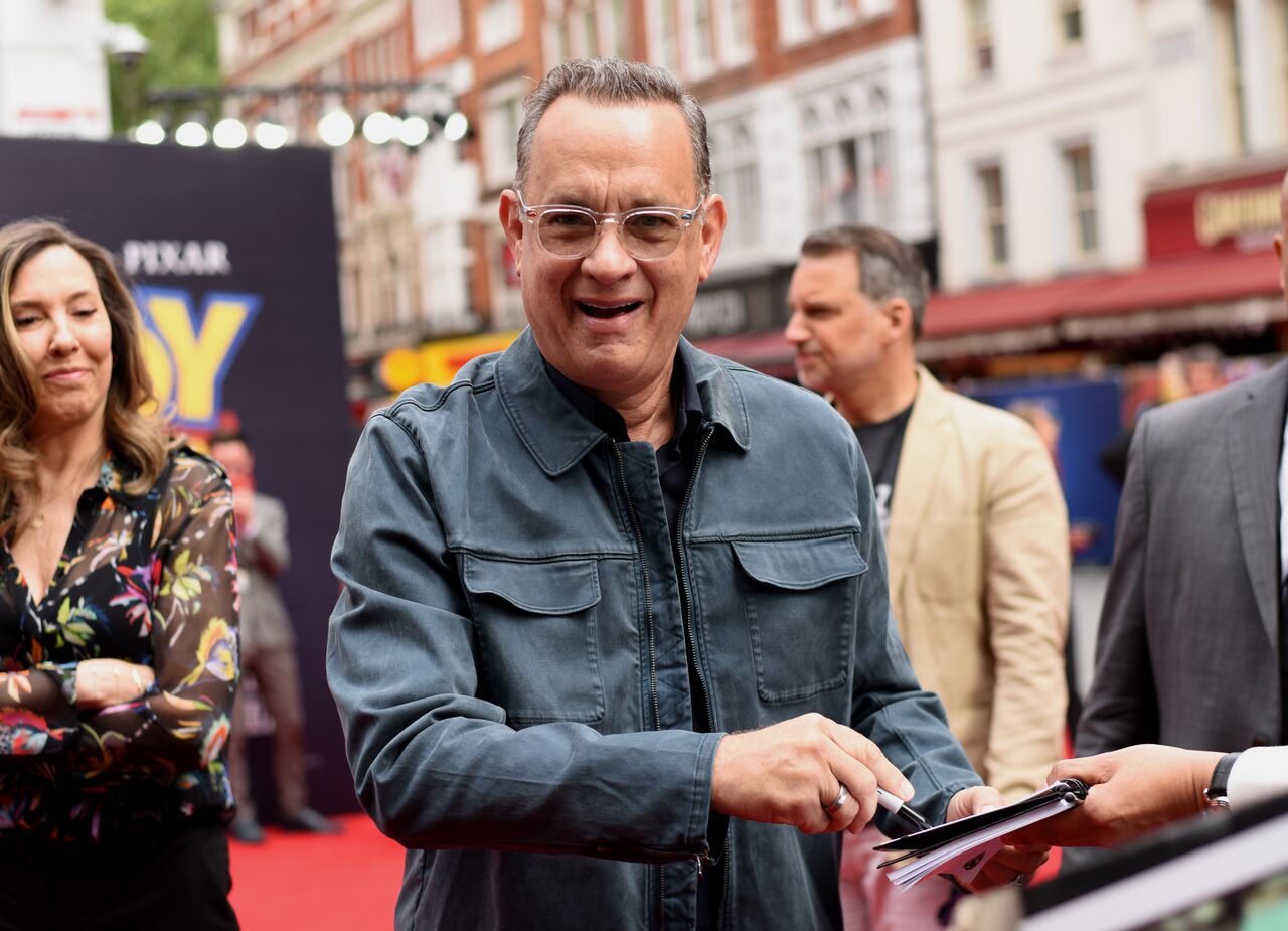  Tom Hanks attends the European premiere of Disney and Pixar's "Toy Story 4." | Source: Getty Images