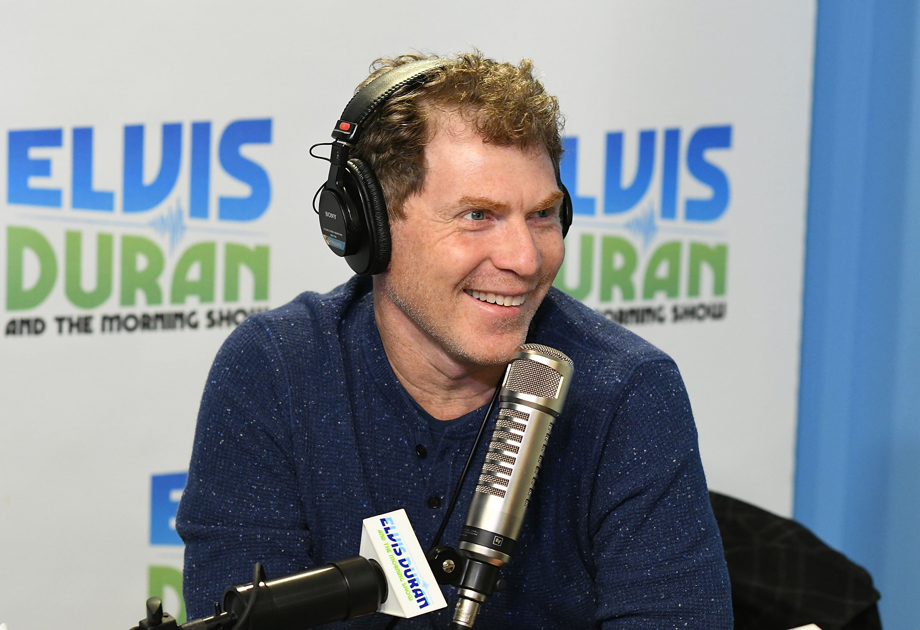 Bobby Flay visits "The Elvis Duran Z100 Morning Show," 2017, New York City. | Photo: Getty Images