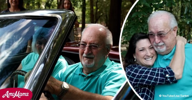 Daughter surprises father with dream car on Father's Day