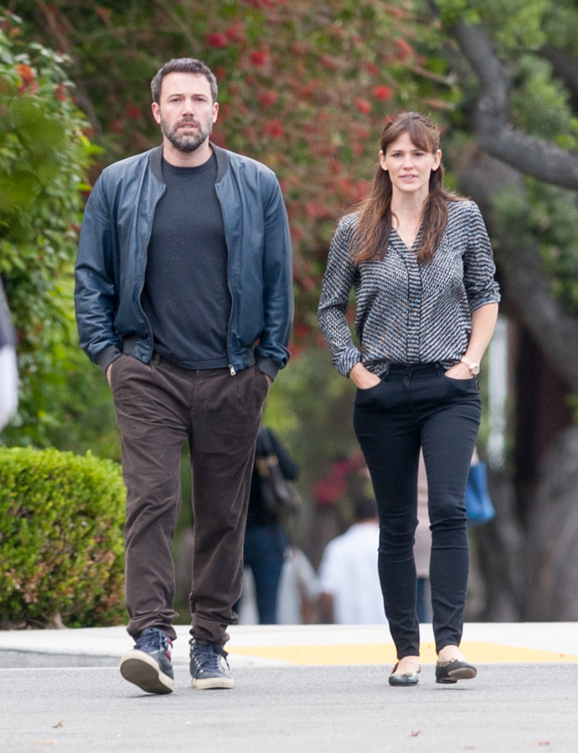 Ben Affleck and Jennifer Garner are seen in Brentwood on April 24, 2015 in Los Angeles, California. | Source: Getty Images
