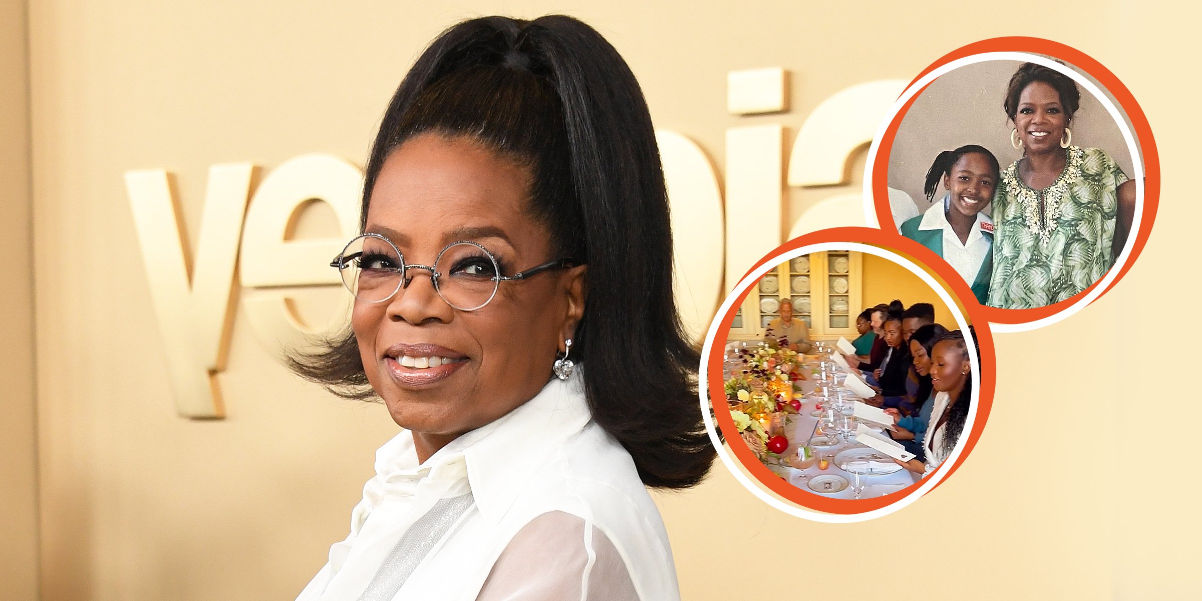 Oprah Winfrey | At Thanksgiving celebration | With Thando Dlomo | Source: Getty Images | Instagram.com/Oprah | Instagram.com/thando_d 