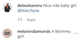 Fan comments left on Blac Chyna's picture | Instagram: @blacchyna