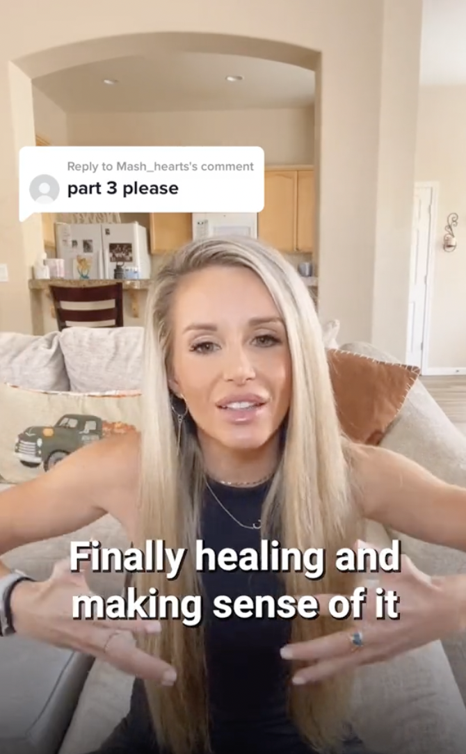 Casey Costa opening up about her journey to healing | Source: tiktok/four.nine