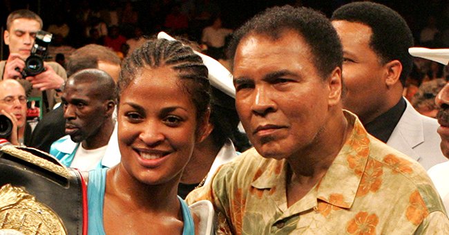 Muhammad Ali's Daughter Laila Ali Displays Fit Figure in a Turquoise ...