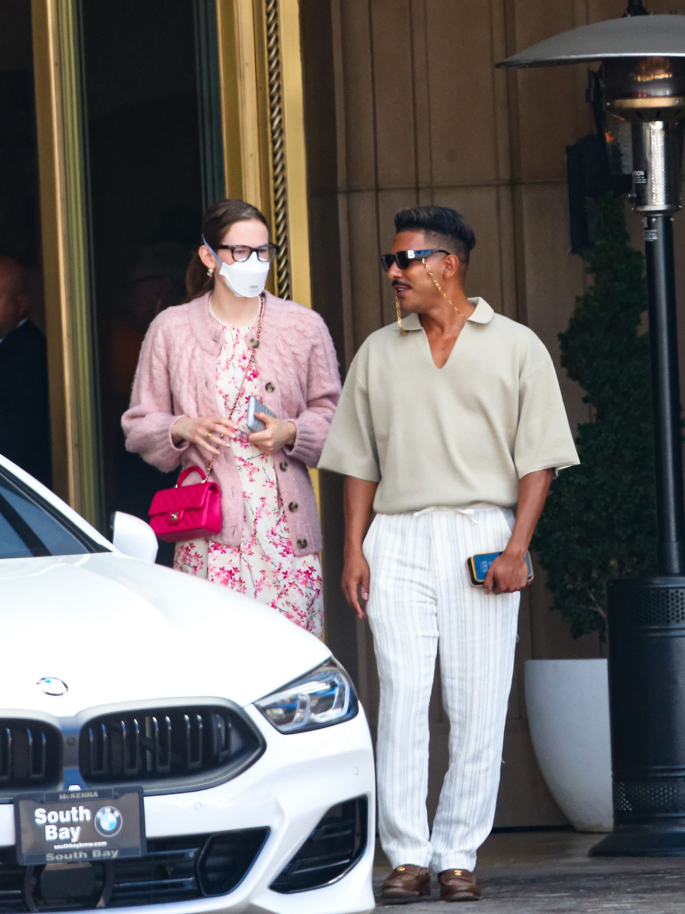 Violet Affleck spotted out with an unidentified man in Los Angeles, California on June 13, 2024 | Source: Getty Images