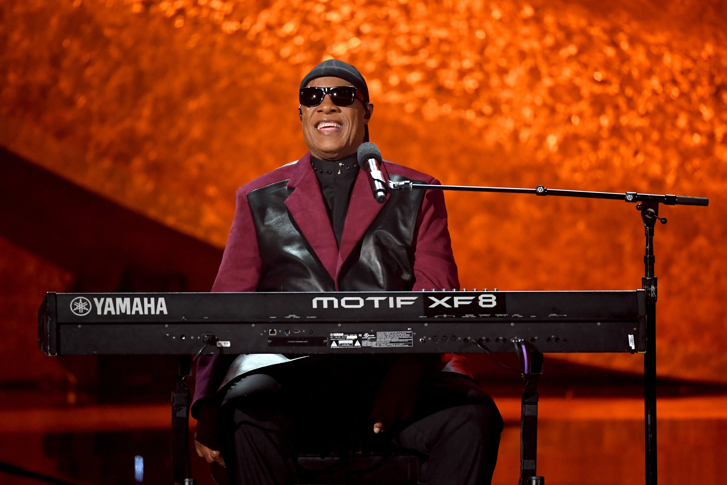 Stevie Wonder performs onstage at the Microsoft Theatre in Los Angeles, California on September 25, 2018 | Source: Getty Images