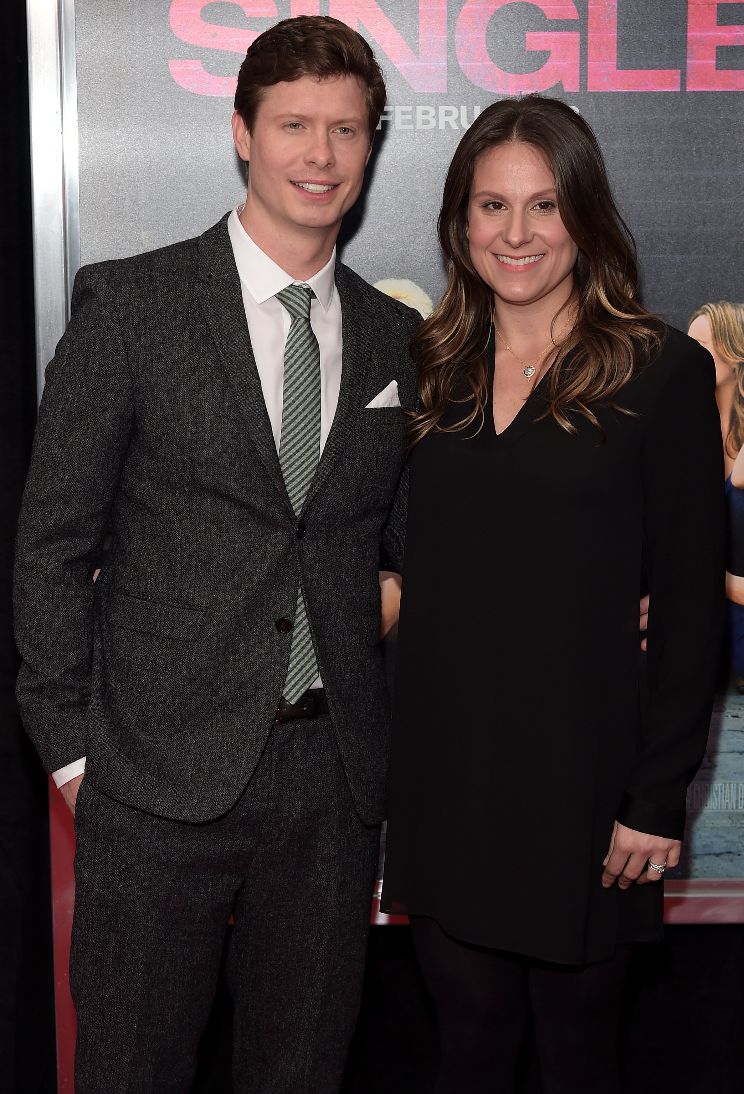 Married couple, Anders Holm and Emma Nesper during a "How To Be Single" premiere at the NYU Skirball Center in New York City on February 3, 2016. | Source: Getty Images