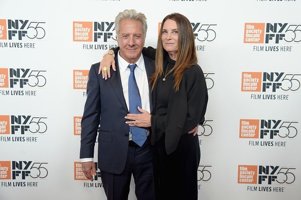 Dustin Hoffmand and Lisa Hoffman attend the New York Film Festival premiere of The Meyerowitz Stories (New and Selected) at Alice Tully Hall on October 1, 2017, in New York City. | Source: Getty Images.