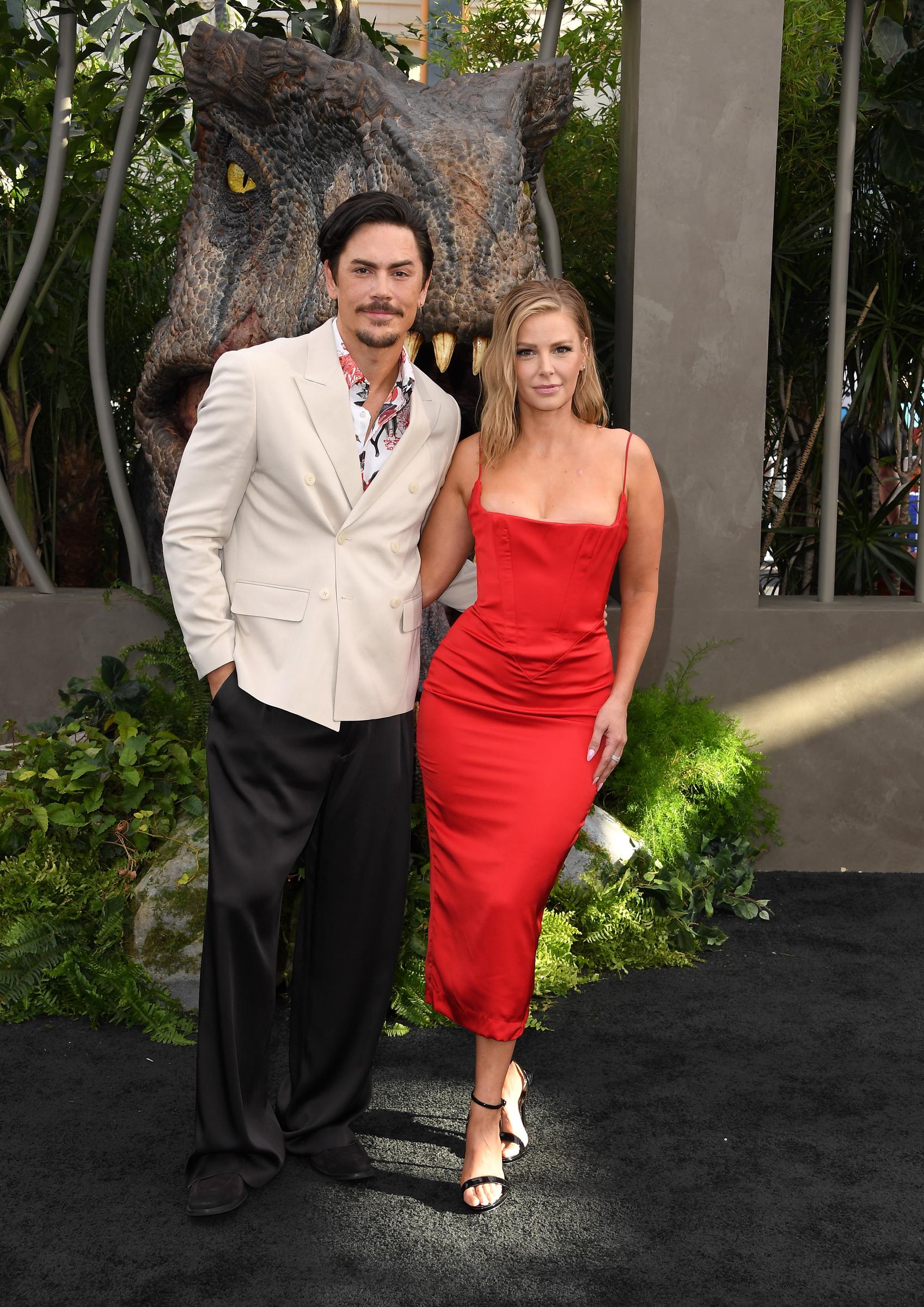 Tom Sandoval and Ariana Madix arrive at the premiere of Universal Pictures "Jurassic World Dominion" in Hollywood, California, on June 6, 2022 | Source: Getty Images