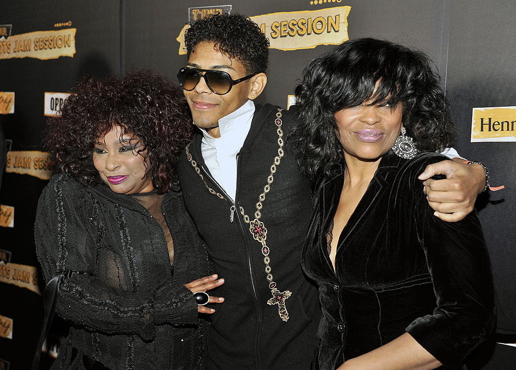 Mickey Howard, Brandon Howard, Chaka Khan. Image Credit: Getty Images Mickey Howard, Brandon Howard, Chaka Khan. Image Credit: Getty Images