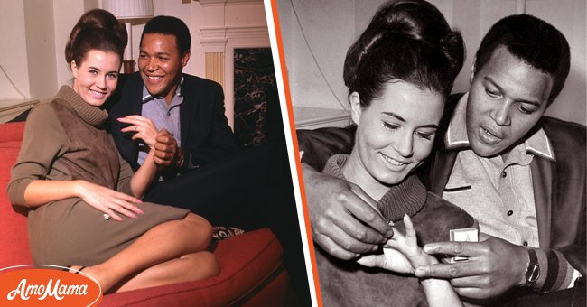  Twist idol Chubby Checker and his bride-to-be, Catharina Lodders of Haarlem, Holland, who was Miss World of 1963, kiss after the he presented the 21-year-old beauty with an engagement ring, Chubby Checker and Catherina Lodders. | Source: Getty Images 