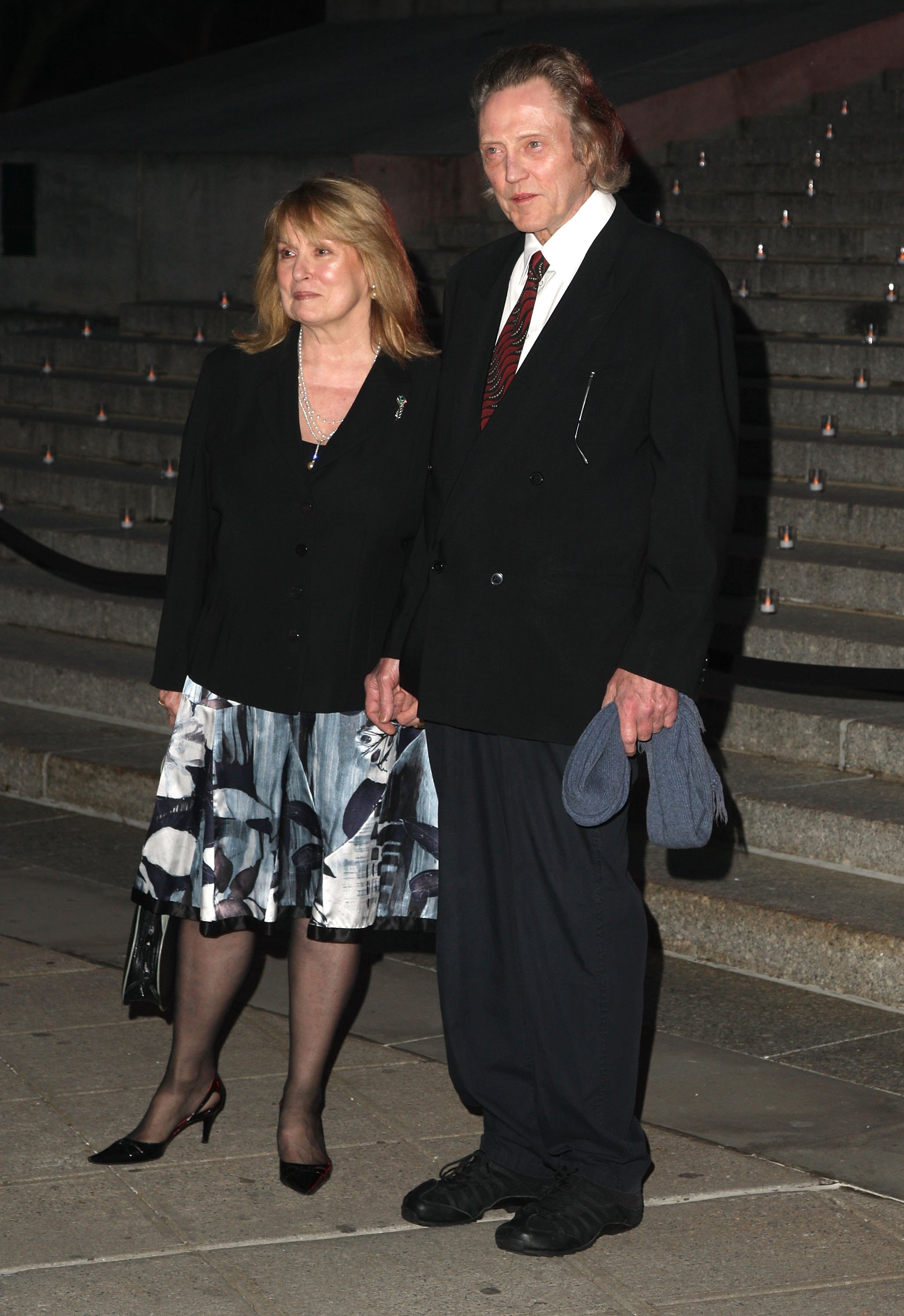 Actor Christopher Walken and wife Georgianne Walken attend the Vanity Fair party for the 2009 Tribeca Film Festival at the State Supreme Courthouse on April 21, 2009 in New York City | Source: Getty Images