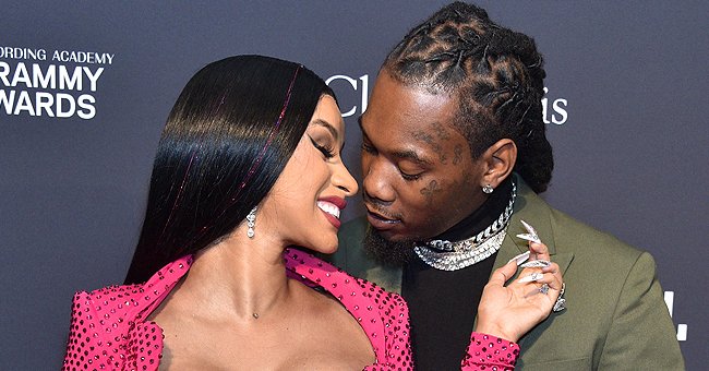 Rappers Cardi B and Offset attend the Pre-GRAMMY Gala and GRAMMY Salute to Industry Icons Honoring Sean "Diddy" Combs at The Beverly Hilton Hotel on January 25, 2020 in Beverly Hills, California | Photo: Getty Images