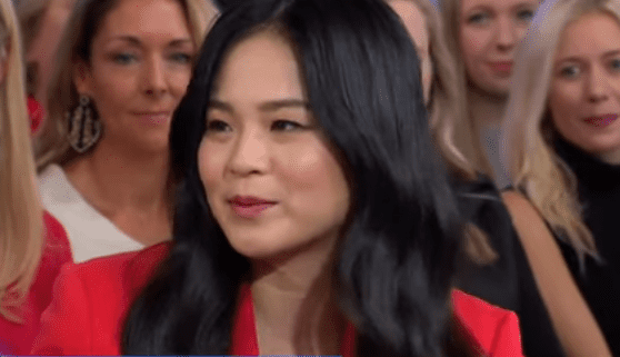 Kelly Marie Tran talking about the force of women in "Star Wars: The Rise of Skywalker" on "Good Morning America" | Photo: YouTube/Good Morning America