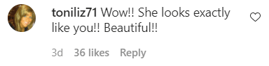 A fan's comment on BernNadette Stanis' Instagram post | Photo: thelmaofgoodtimes