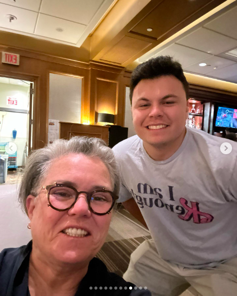 Rosie and Blake O'Donnell posing for a picture before his wedding ceremony, posted on August 18, 2024 | Source: Instagram/rosie