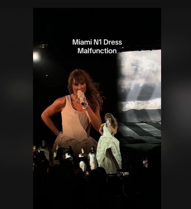 Taylor Swift performing during her Eras Tour in Miami Gardens in a post uploaded on October 19, 2024 | Source: TikTok/isabellahaines