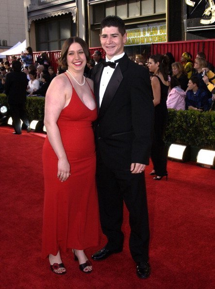 Michael Fishman and wife Jennifer during ABC's 50th Anniversary Celebration at The Pantages Theater in Hollywood | Photo: Getty Images