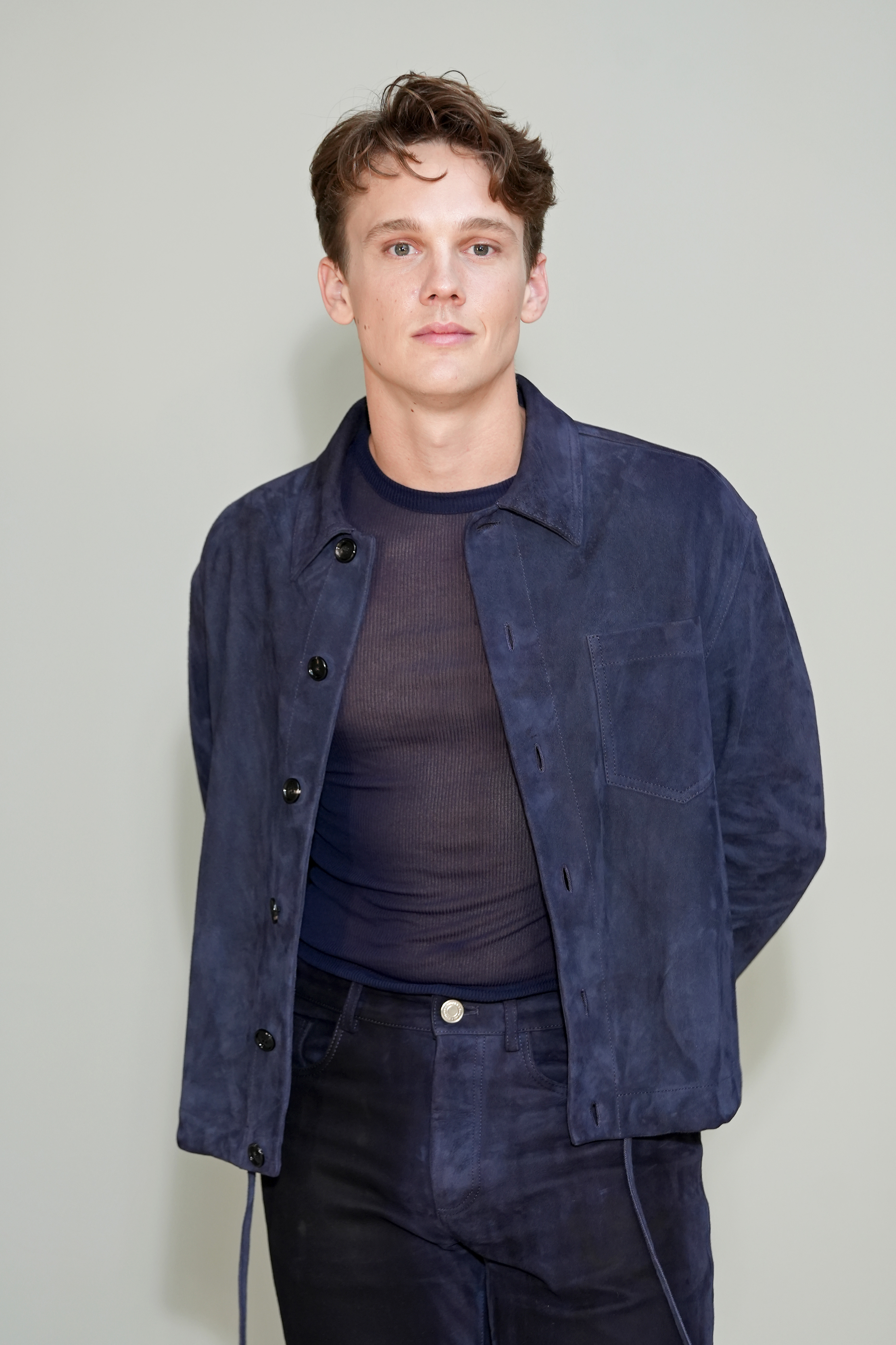 Hunter Doohan at the e Ami Alexandre Mattiussi Menswear Spring/Summer 2024 show during Paris Fashion Week on June 22, 2023, in Paris, France. | Source: Getty Images