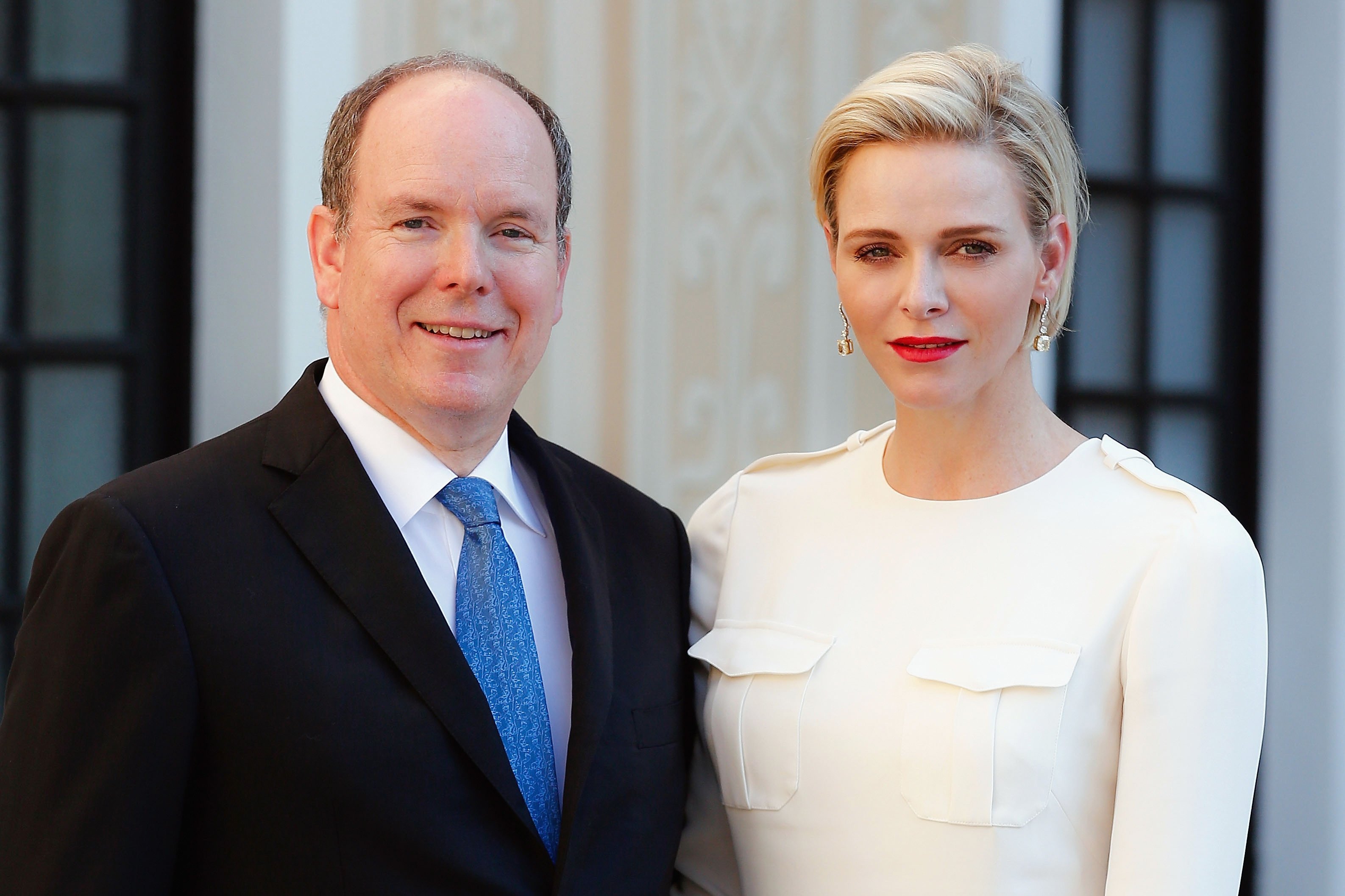 Prince Albert II of Monaco and Princess Charlene of Monaco at the Monaco Palace cocktail party of the 55th Monte Carlo TV festival on June 17, 2015 in Monte-Carlo, Monaco. | Source: Getty Images