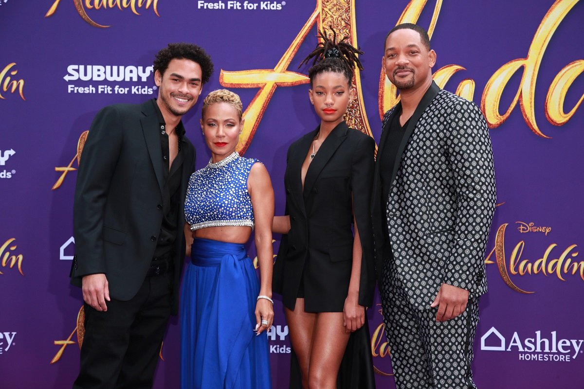 Trey Smith, Jada Pinkett Smith, Willow Smith, and Will Smith on May 21, 2019 in Los Angeles, California | Source: Getty Images 
