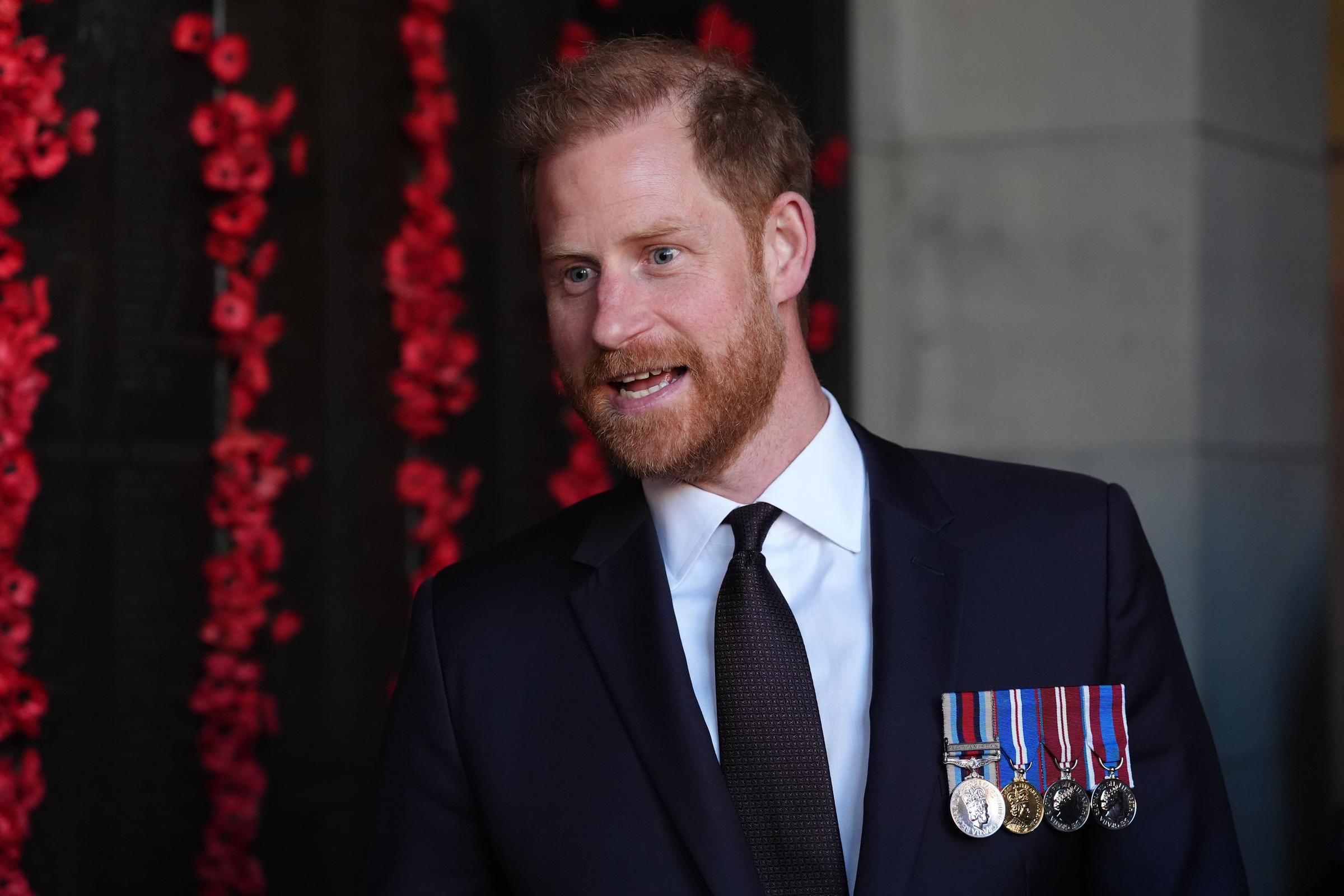 Prince Harry, Duke of Sussex, at the Australian War Memorial on 15 April 2026 in Canberra, Australia. | Source: Getty Images