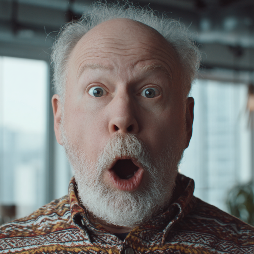 A man looking shocked | Source: Midjourney