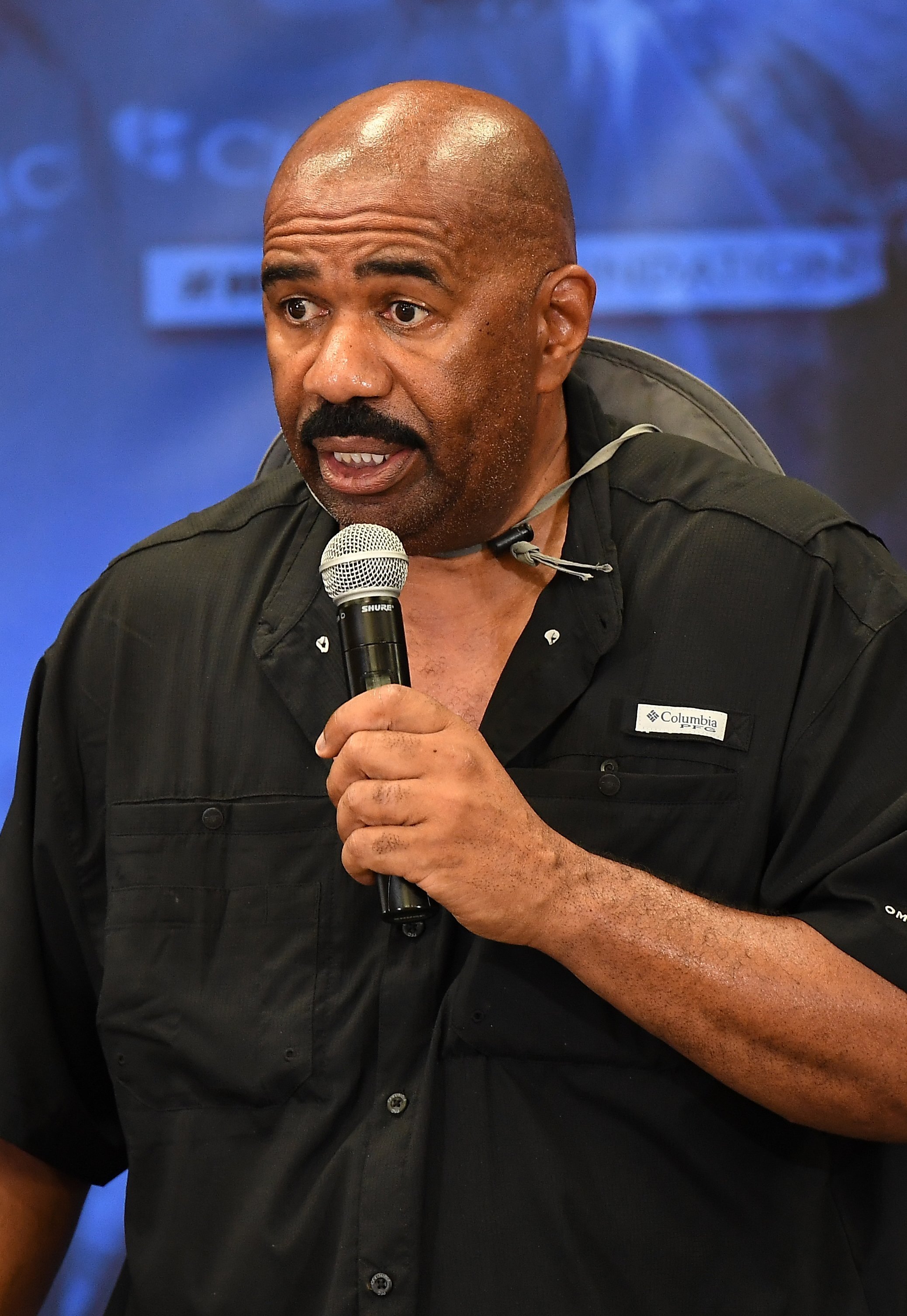 Steve Harvey speaks at the 10th Annual Steve Harvey Mentoring Program for Young Men in The Rock, Georgia on June 14, 2018 | Photo: Getty Images