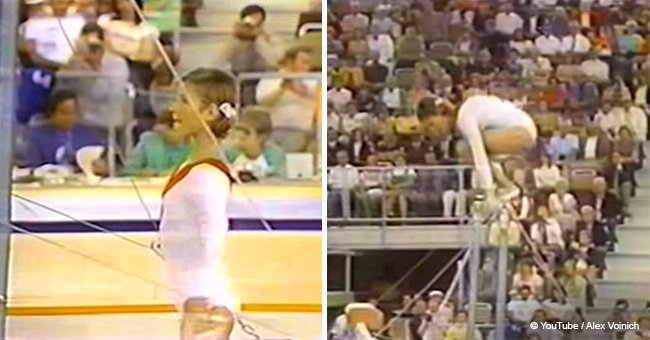 After a 17-year-old gymnast performed this dangerous but charming trick, it got banned