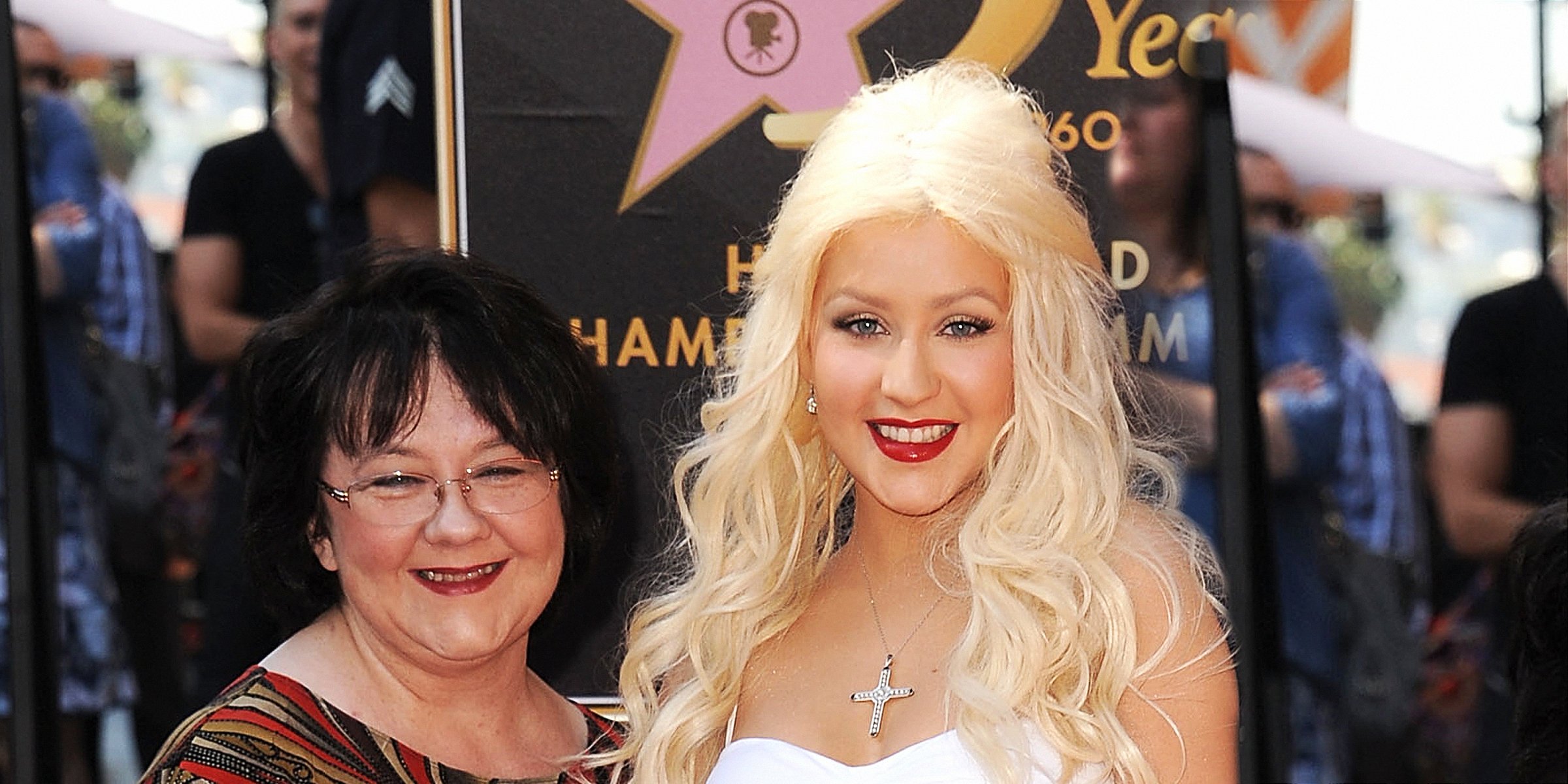 Shelly Loraine Kearns and Christina Aguilera | Source: Getty Images