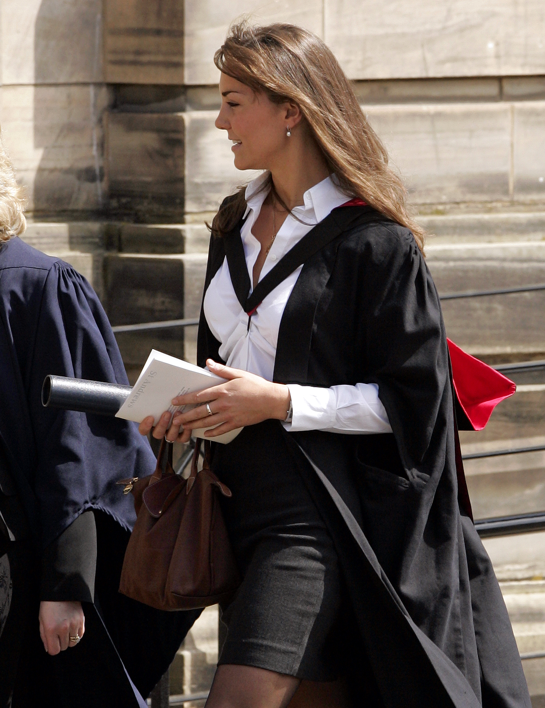 Kate Middleton attends her graduation ceremony at the University of St. Andrews on June 23, 2005 in St. Andrews, Scotland. | Source: Getty Images