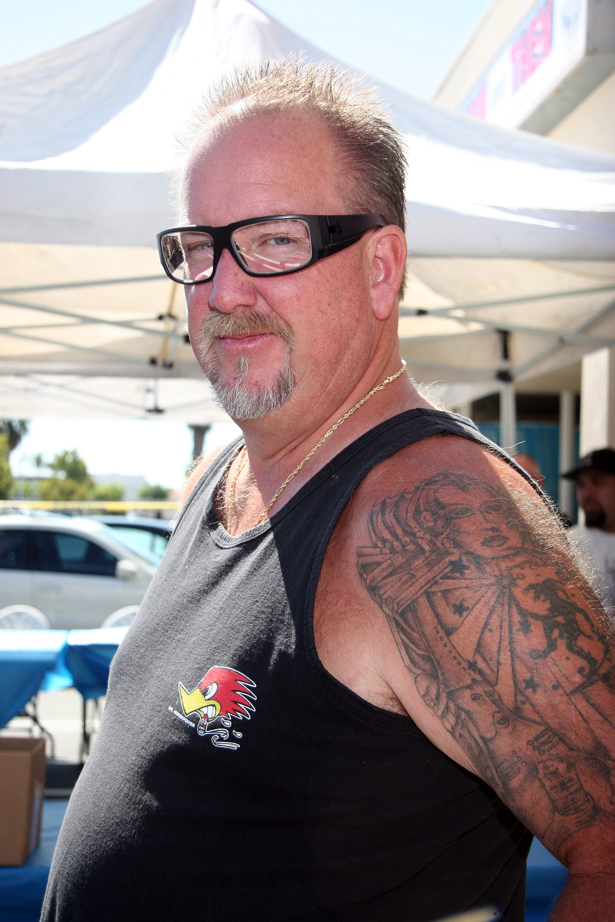 Darrell Sheets at the "Storage Wars" Stars Jarrod Schulz And Brandi Passante Store Opening in Orange, California on October 8, 2011. | Source: Getty Images