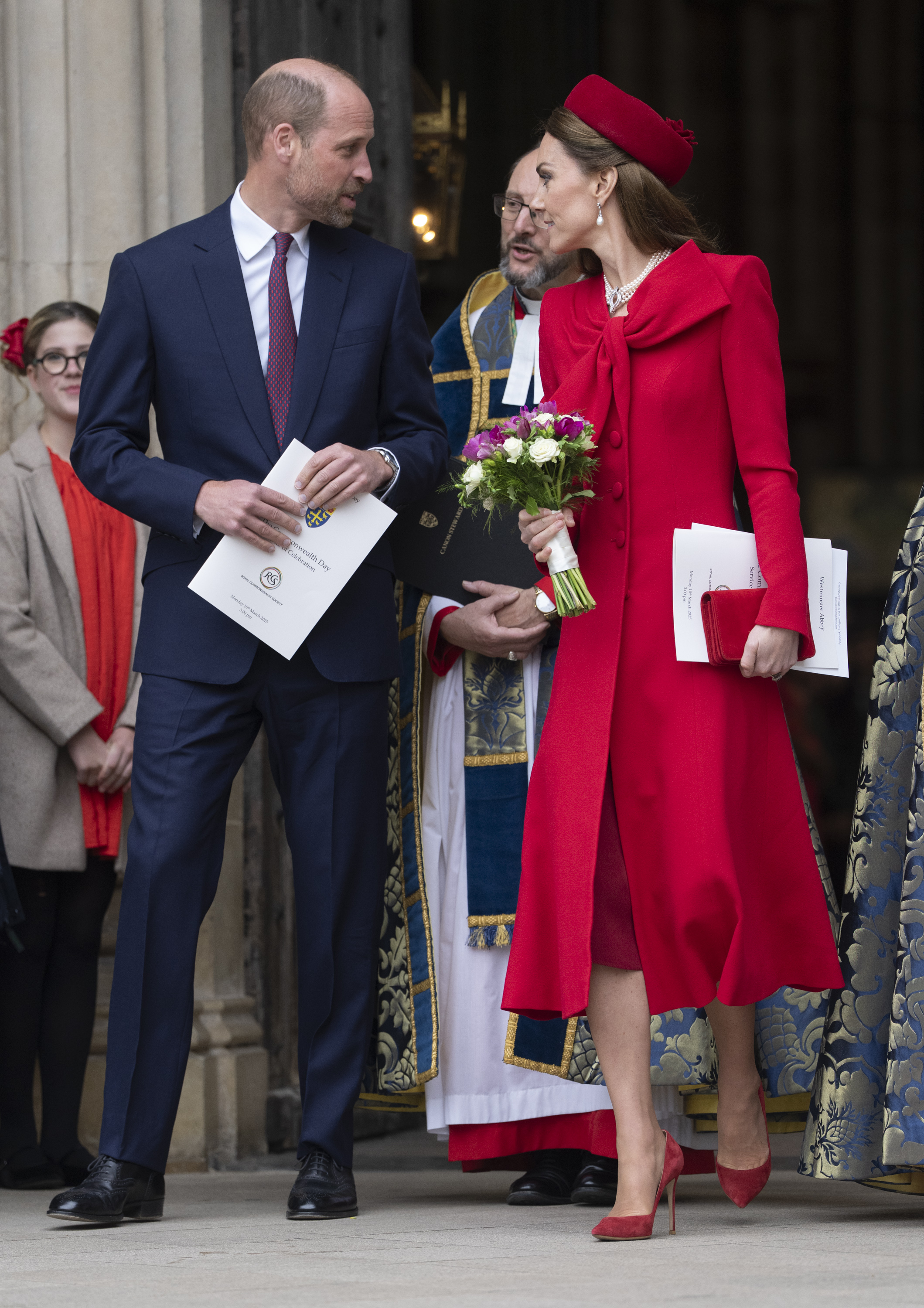 Prince William and Princess Catherine attend the 2025 Commonwealth Day Service at Westminster Abbey on March 10, 2025, in London, England | Source: Getty Images