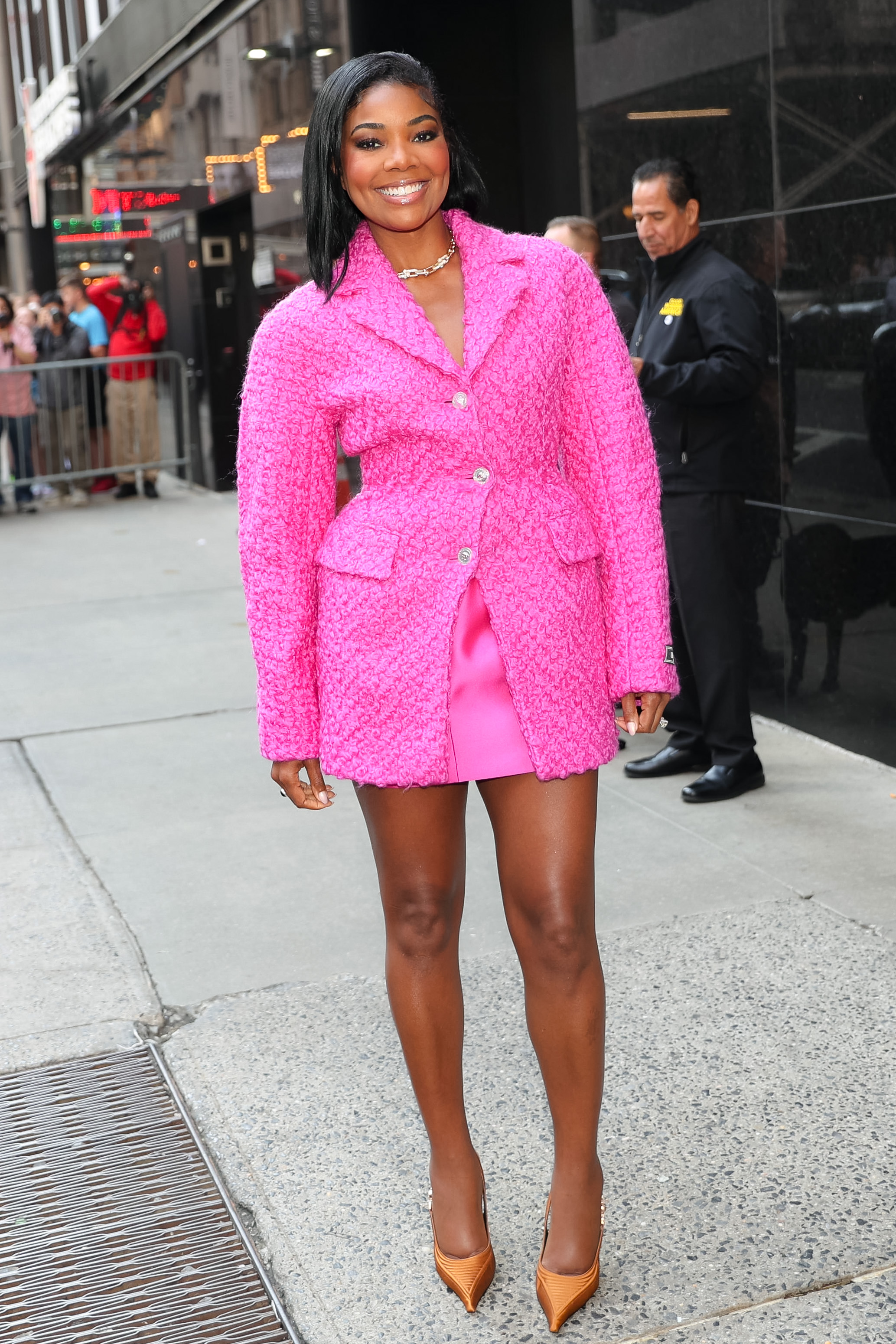 Gabrielle Union is seen leaving "Good Morning America" on June 13, 2023 in New York City. | Suurce: Getty Images